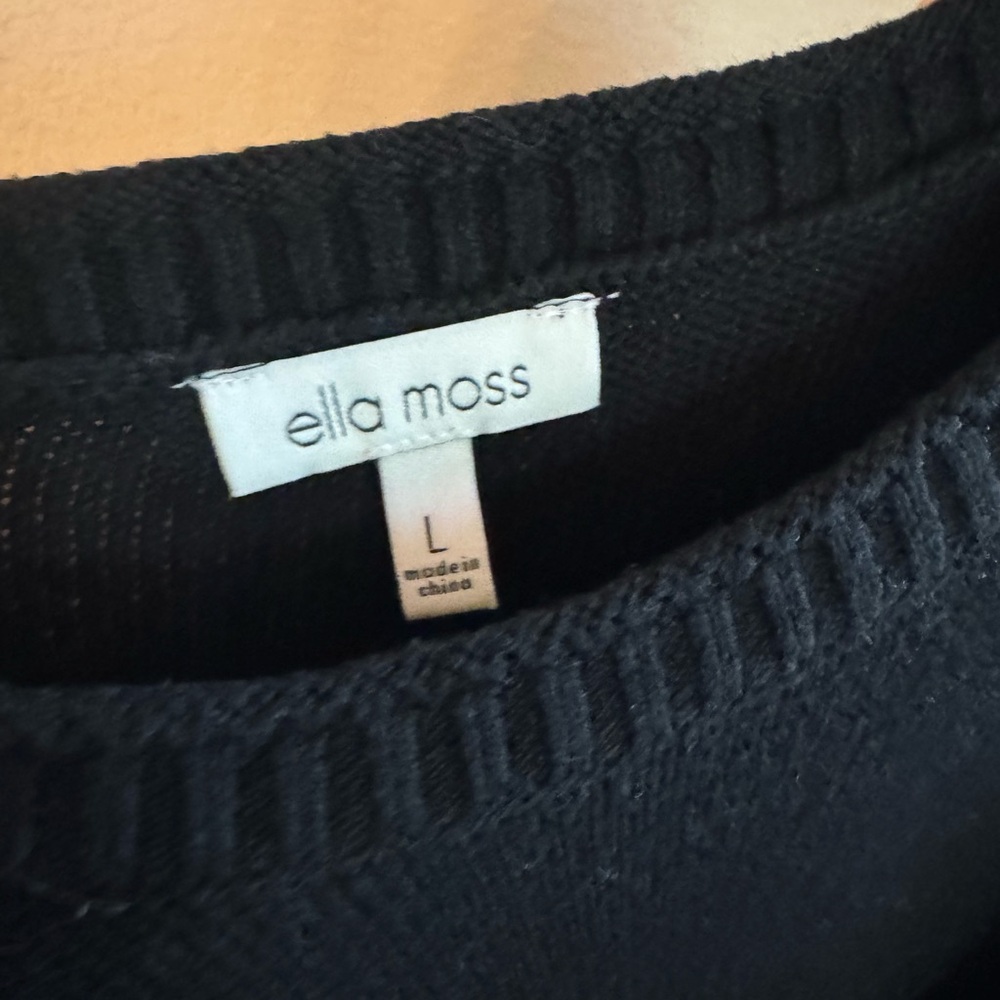 Ella Moss Black Sweater